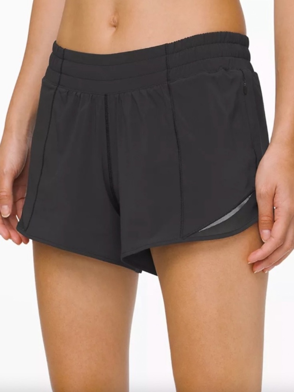 Lululemon Hotty Hot 4" Black Shorts